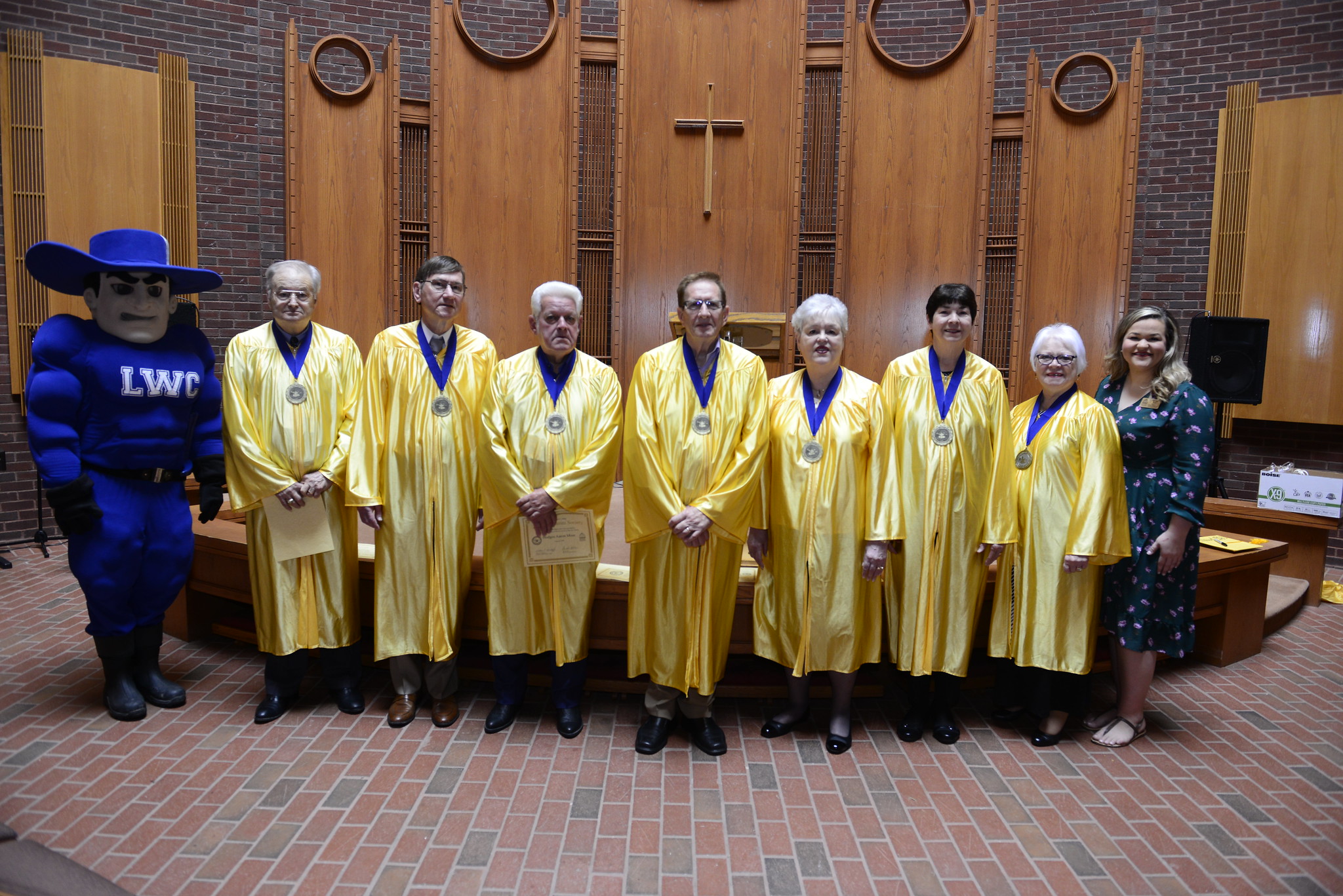 Seven new members were inducted into Golden Alumni