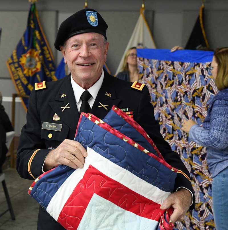 U.S. Army veteran James Flowers