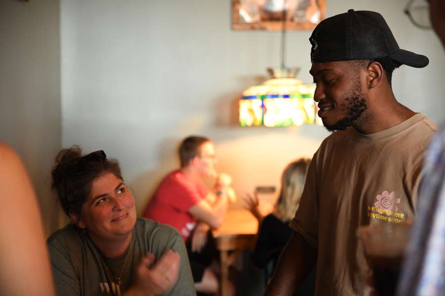 LWC students and faculty met up for pancakes