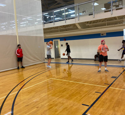 Intramural Basketball Practice