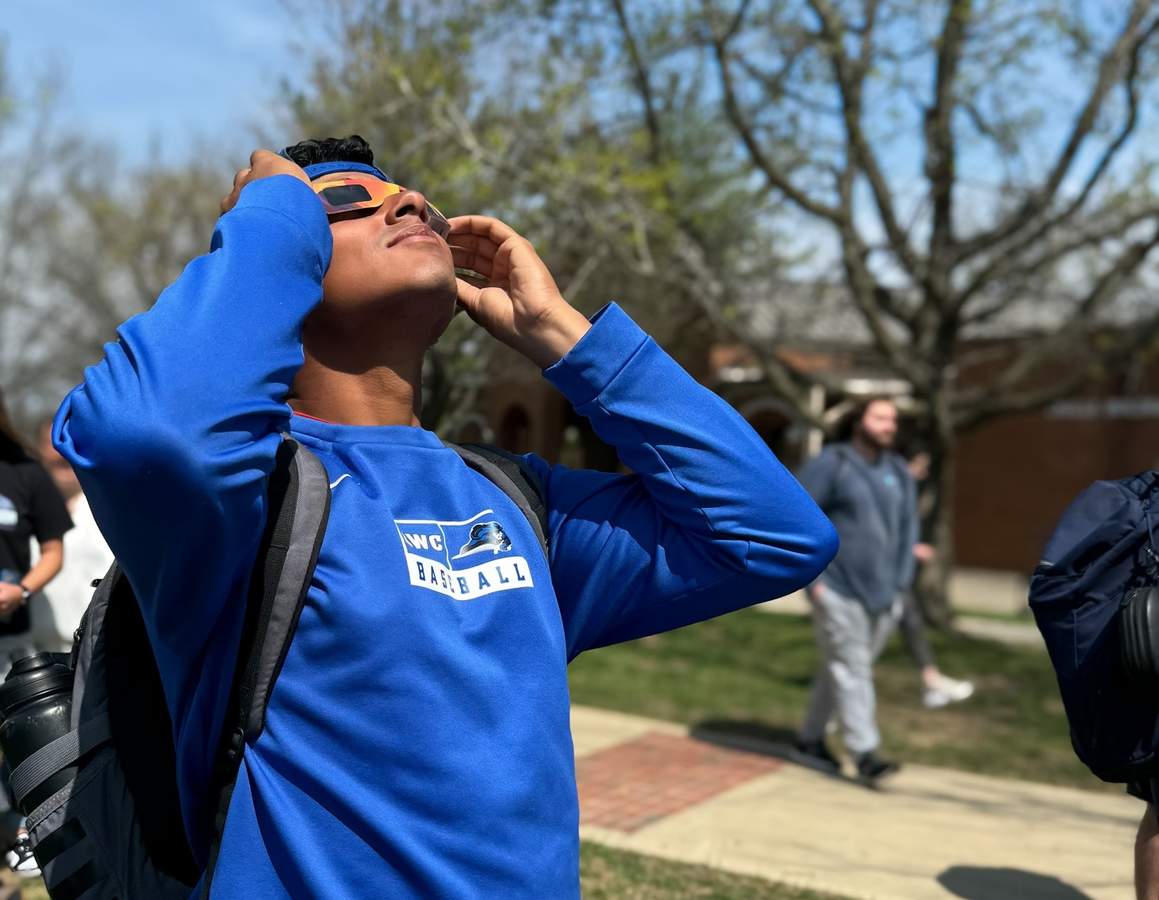 LWC Students Look to the Sky as the 2024 Great Solar Eclipse Passes Over the Region
