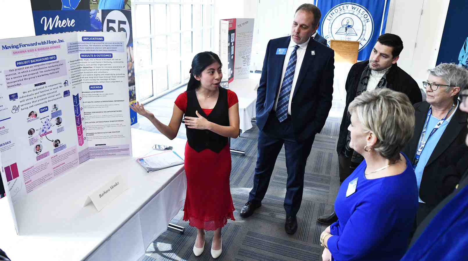 Lindsey Wilson University Business Graduate Students Shine at Inaugural Student Showcase