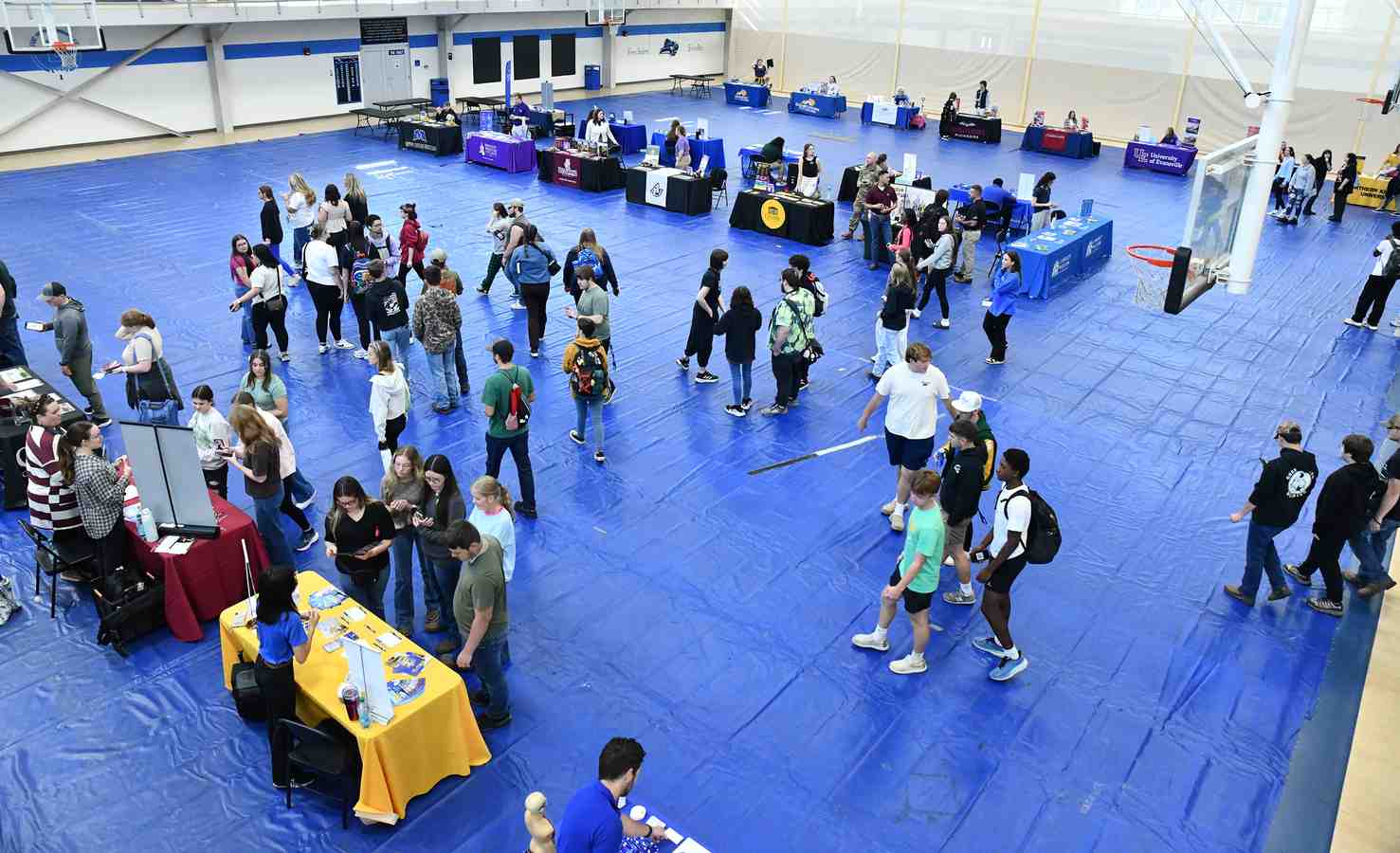 Nearly 400 Area High School Students Attend College Fair at Lindsey Wilson University